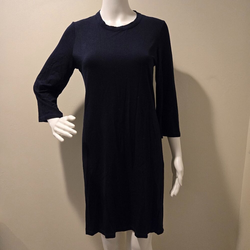 Monrow Long Sleeved Navy Blue Dress S